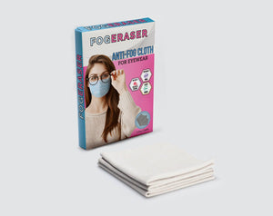 FogEraser Anti-Fog Cloth Fog Eraser 1 Pack 